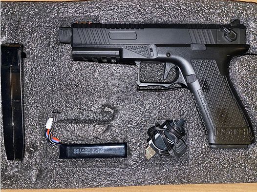 Novritsch AEP Airsoftpistole inkl. Akku, Ladegerät & 3000 BBs – top Zustand