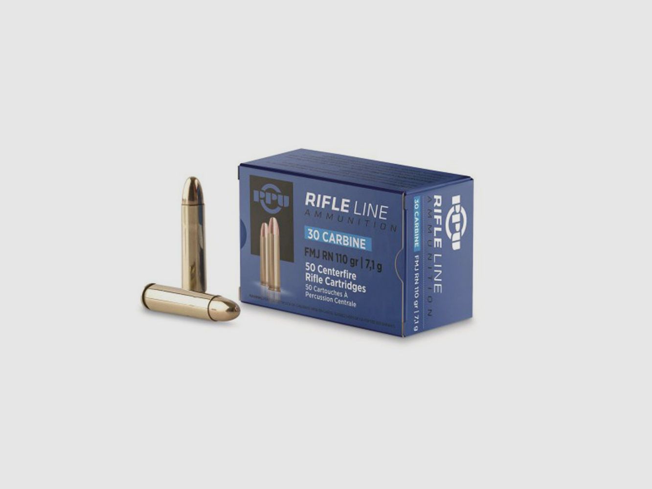 .30 CARBINE PPU FMJ 150gr