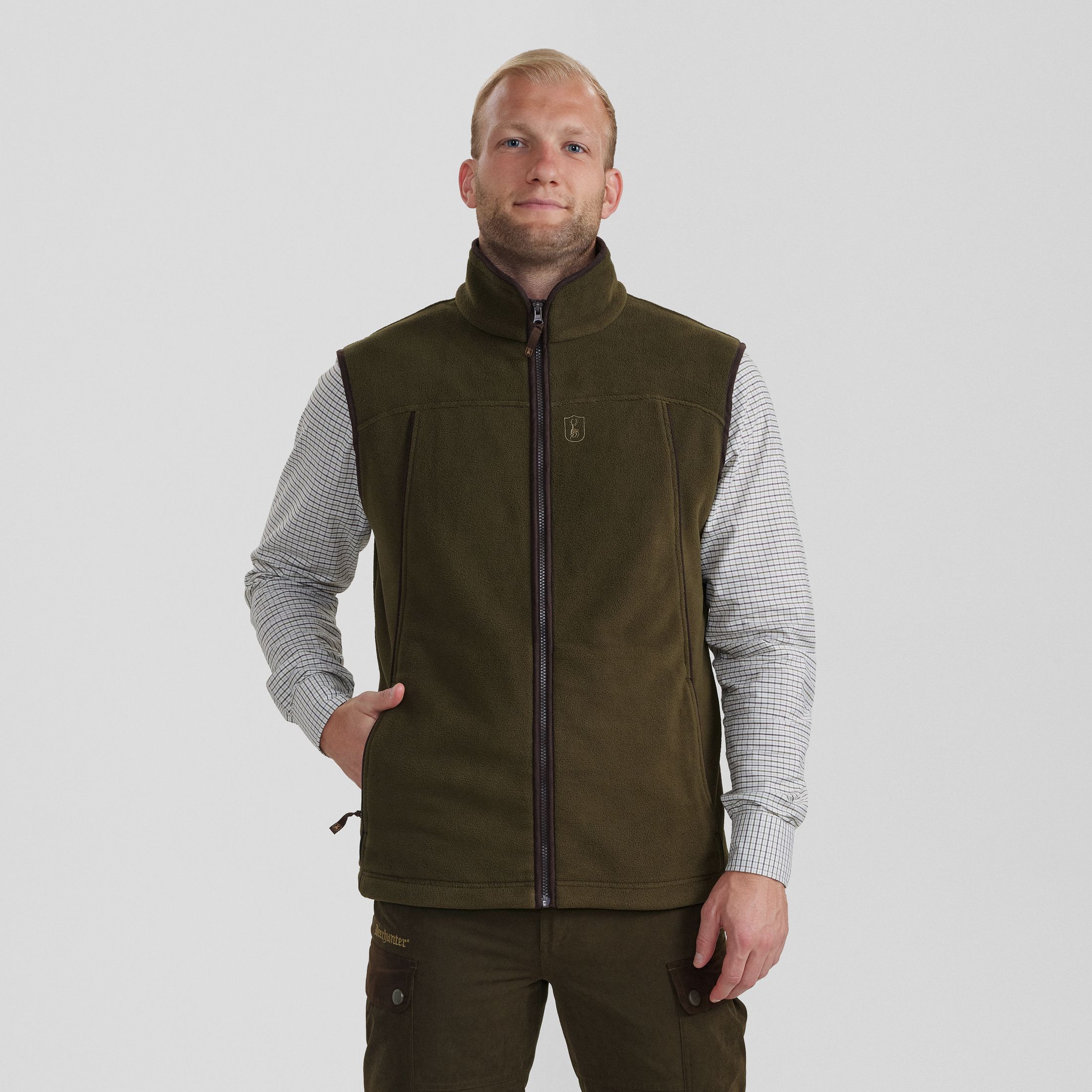 Eagle Fleece Vest - Tarmac Green - Taglia: L