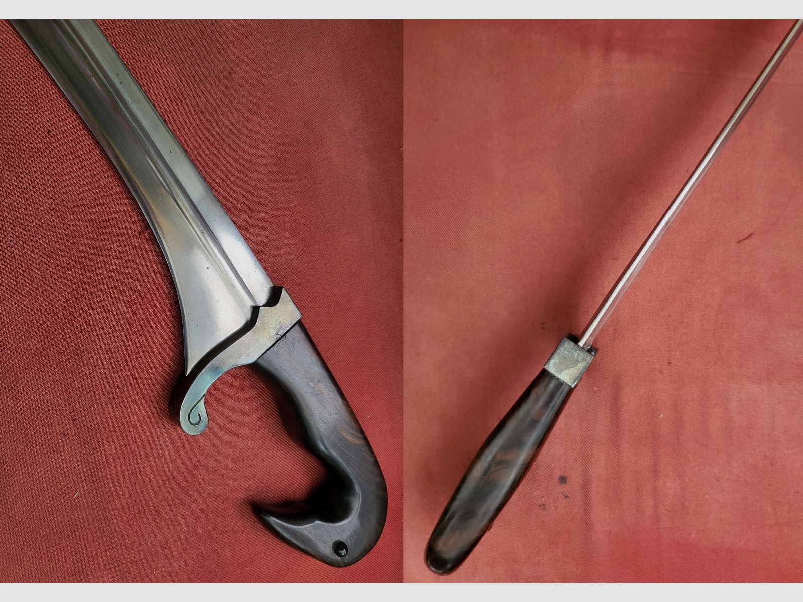 neuwertige, scharfe Replik eines Kopis, / Machaira, diff. gehärtet