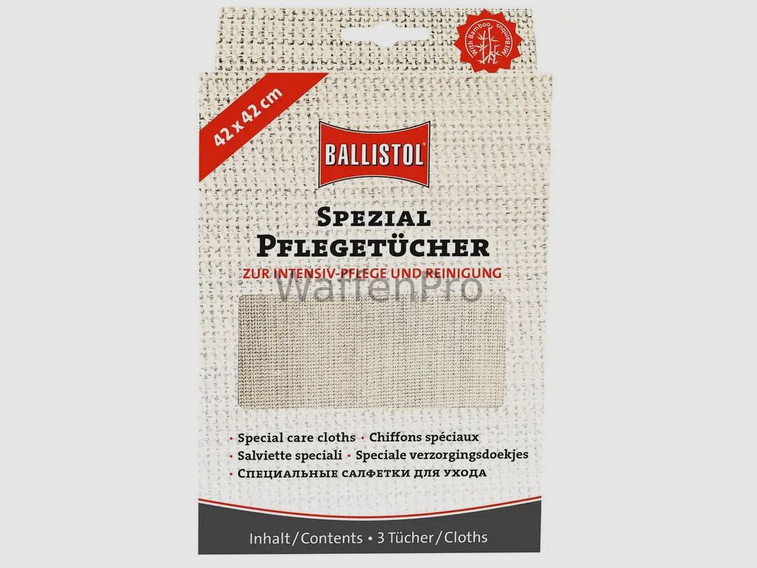 BALLISTOL Waffenpflegetücher Spezial 3er-Pack