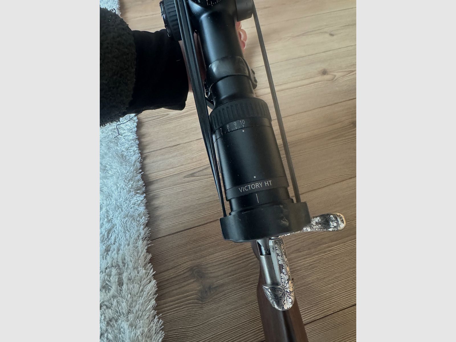 Steyr Mannlicher Luxus Repetierer .243 Win con pregiata incisione & Zeiss Victory HT