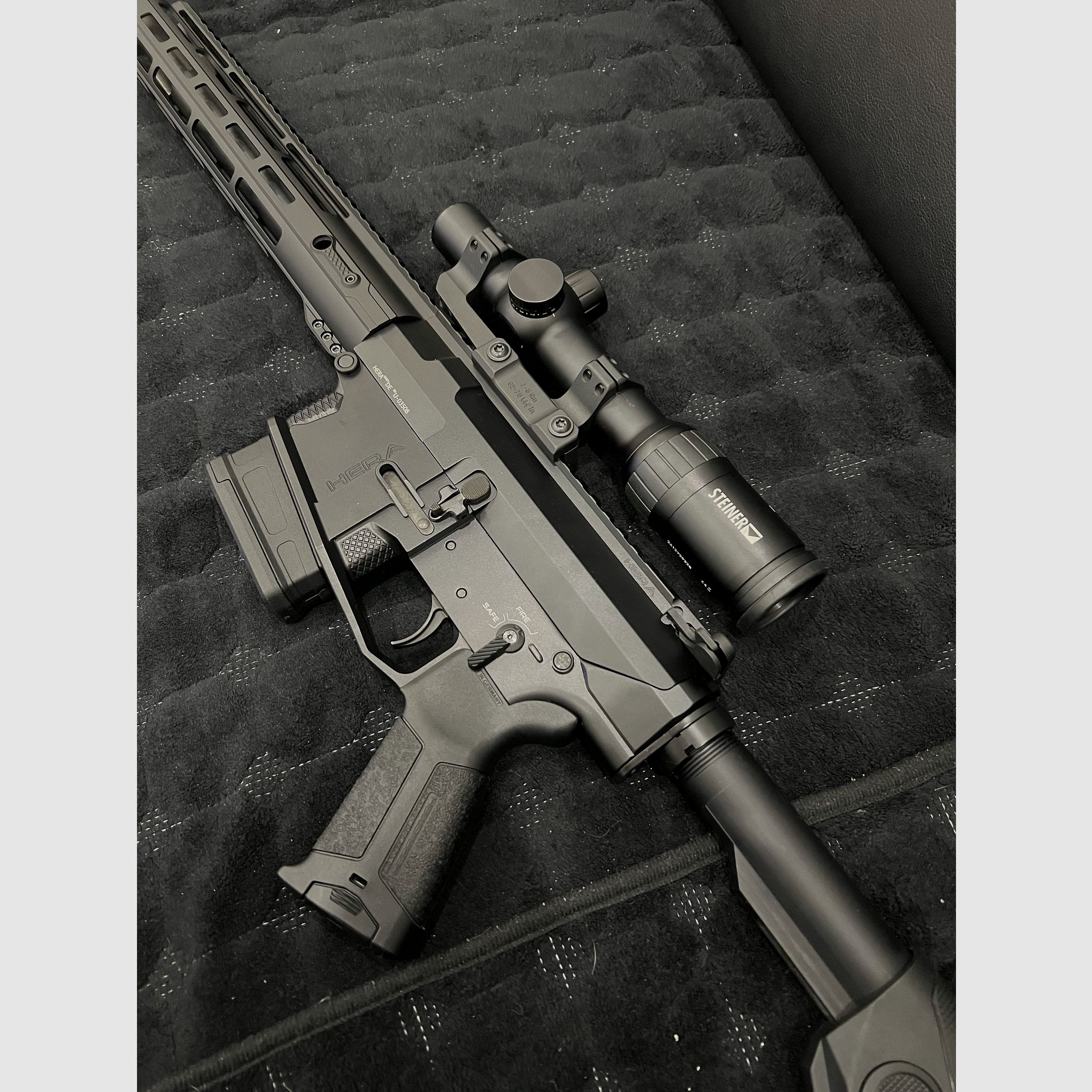 Hera Arms 7six2 con Steiner 1-6x24, ASE UTRA Dual - AR10 assolutamente come nuovo