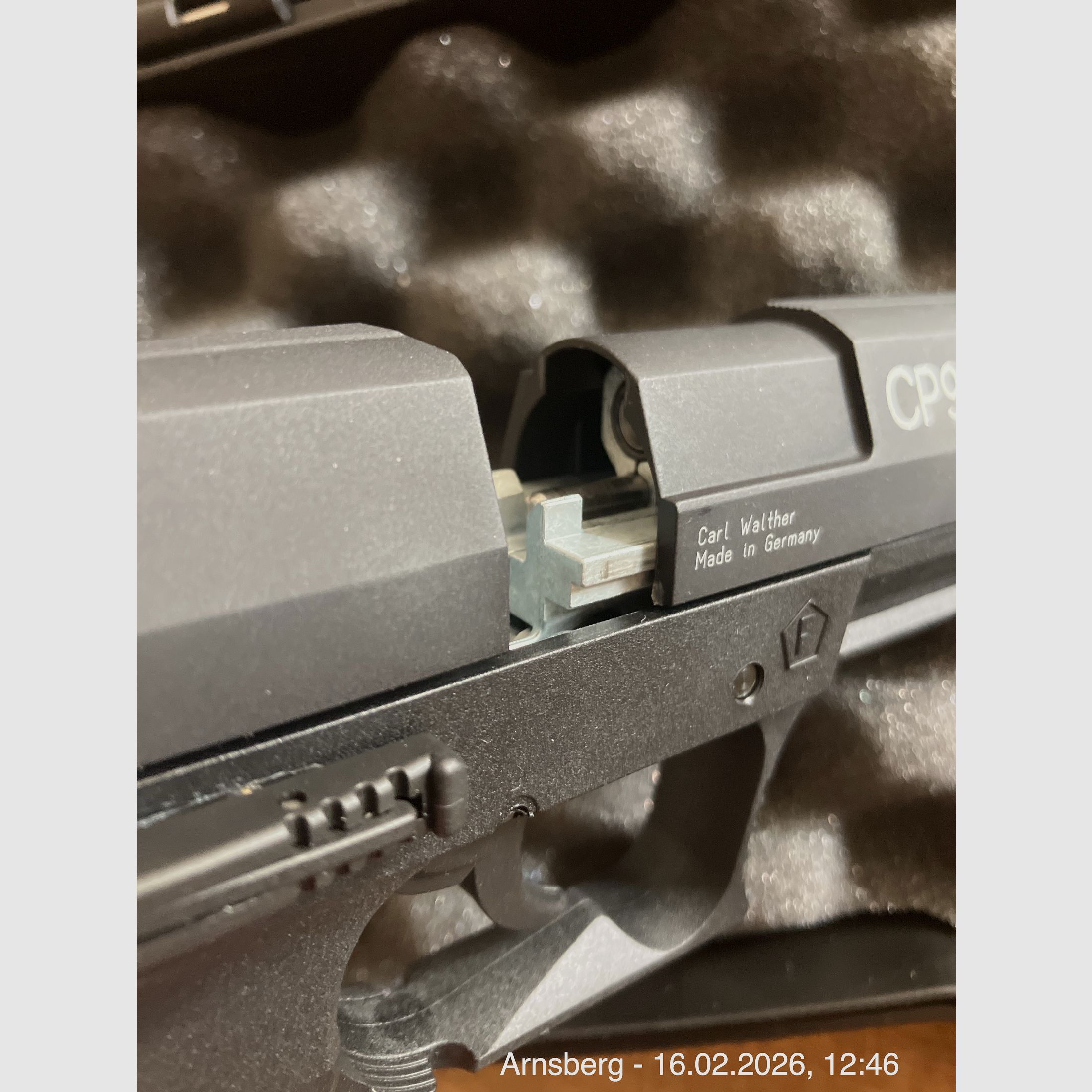 NUOVO!! Walther CP99 BLK CO2 Pistola 4,5 mm Diabolo