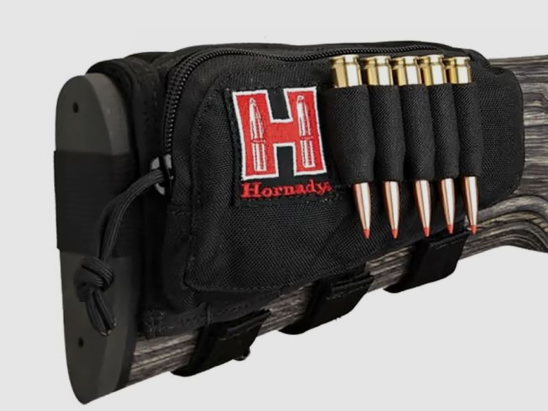 Hornady Patronenhalter Schafttasche CHEEK PIECE Schwarz, Rechtshand
