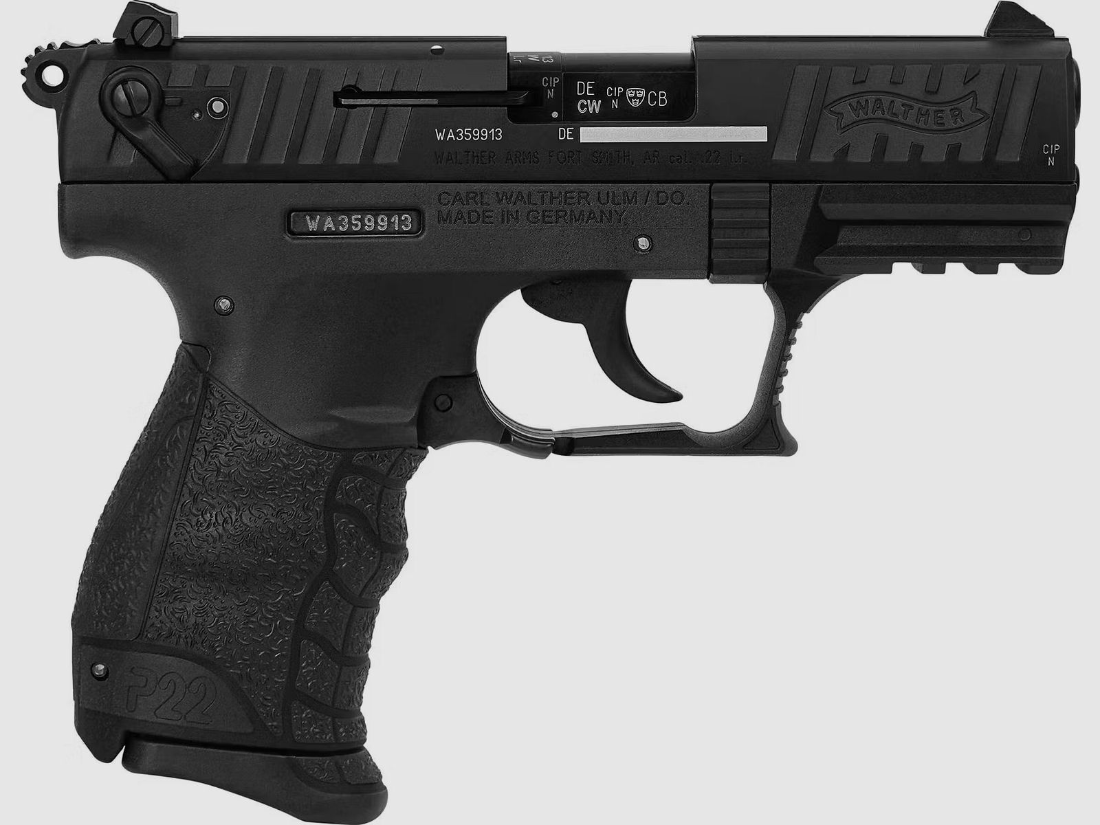 Walther Pistole P22Q Brüniert – .22 l.r., Bild 2 von 2