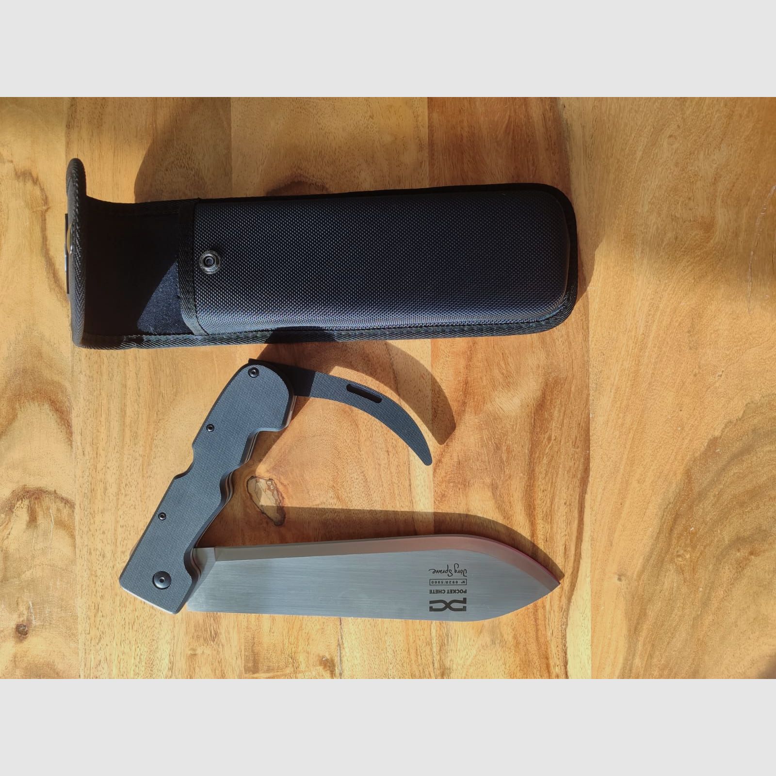 GOGUN Knife - Jörg Sprave’s Pocket Chete – Edizione Limitata