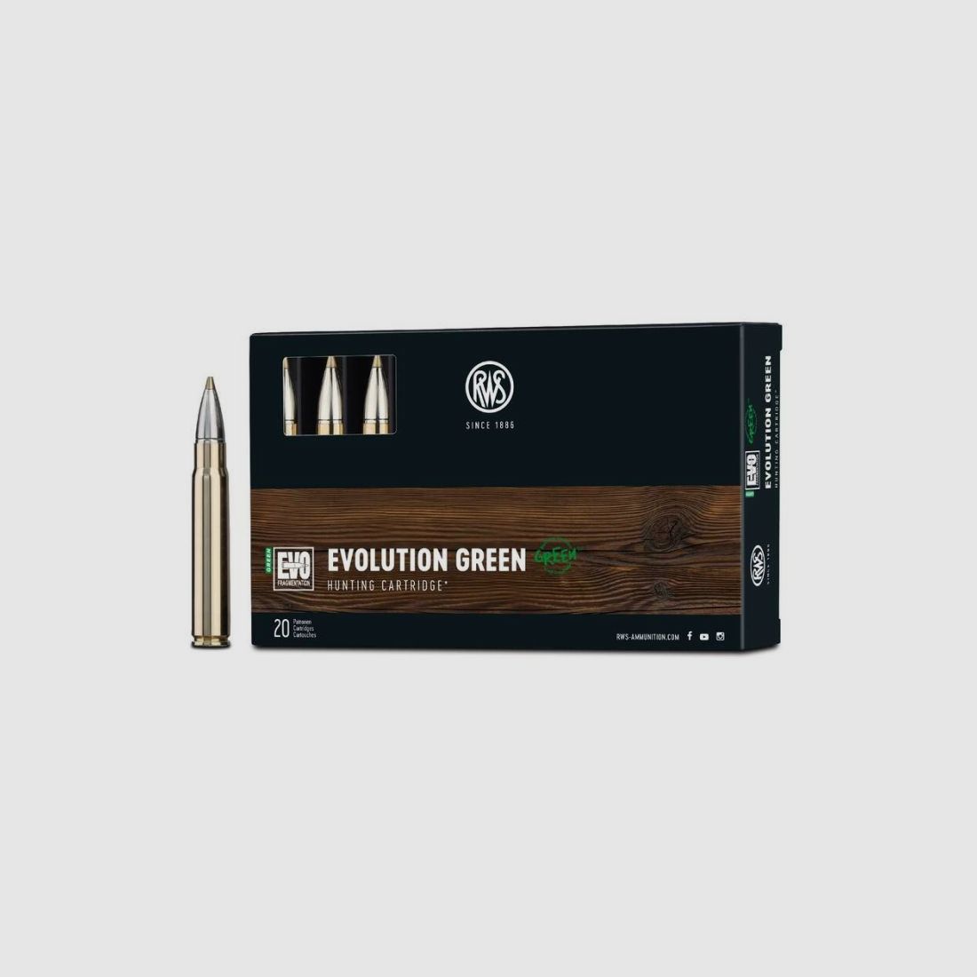 RWS 9,3x62 Evolution Green 11,9g/184gr, Bild 1 von 6