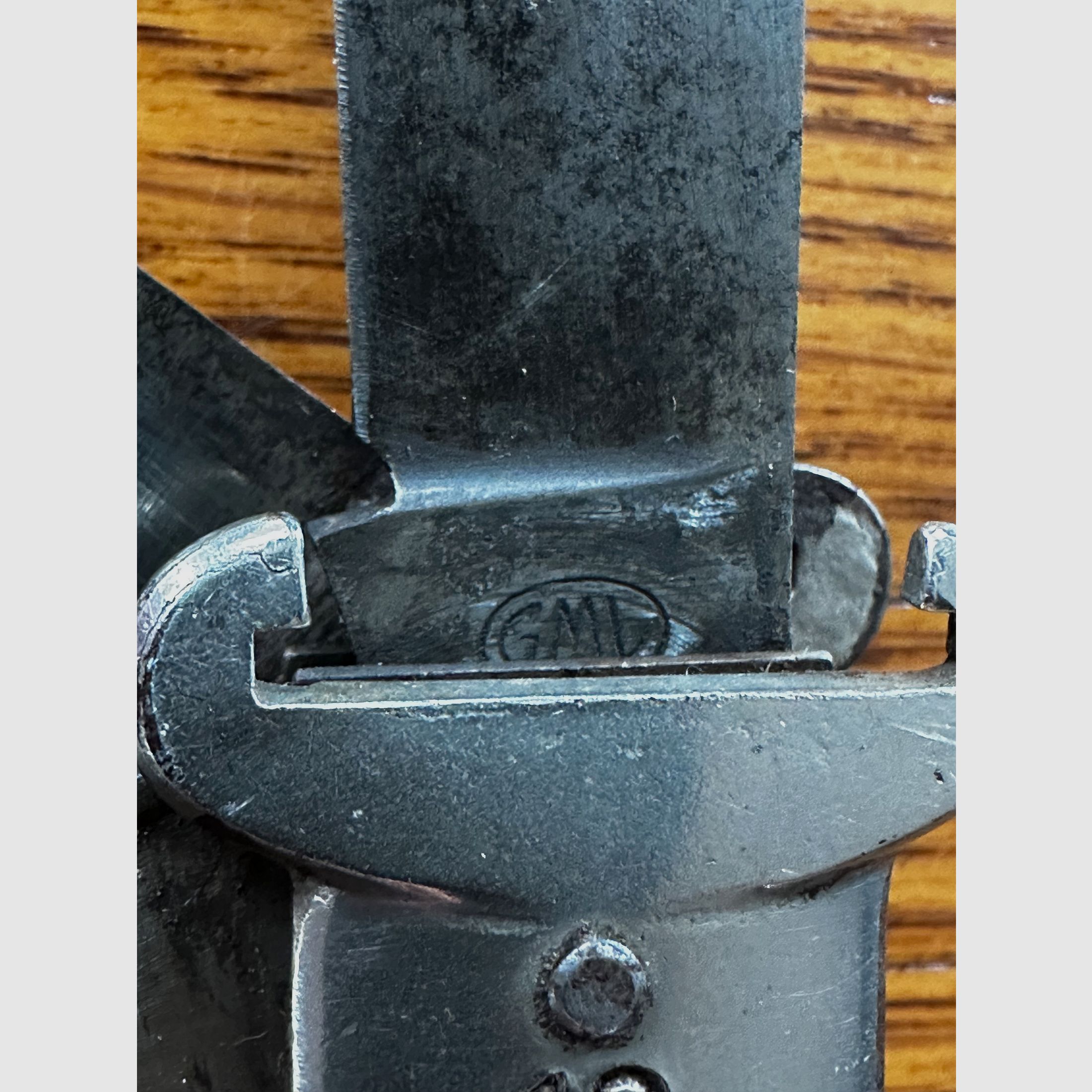 Hunting knife folding knife cartridge extractor caliber 12 and 16 Leegebruch GML DDR pocket knife