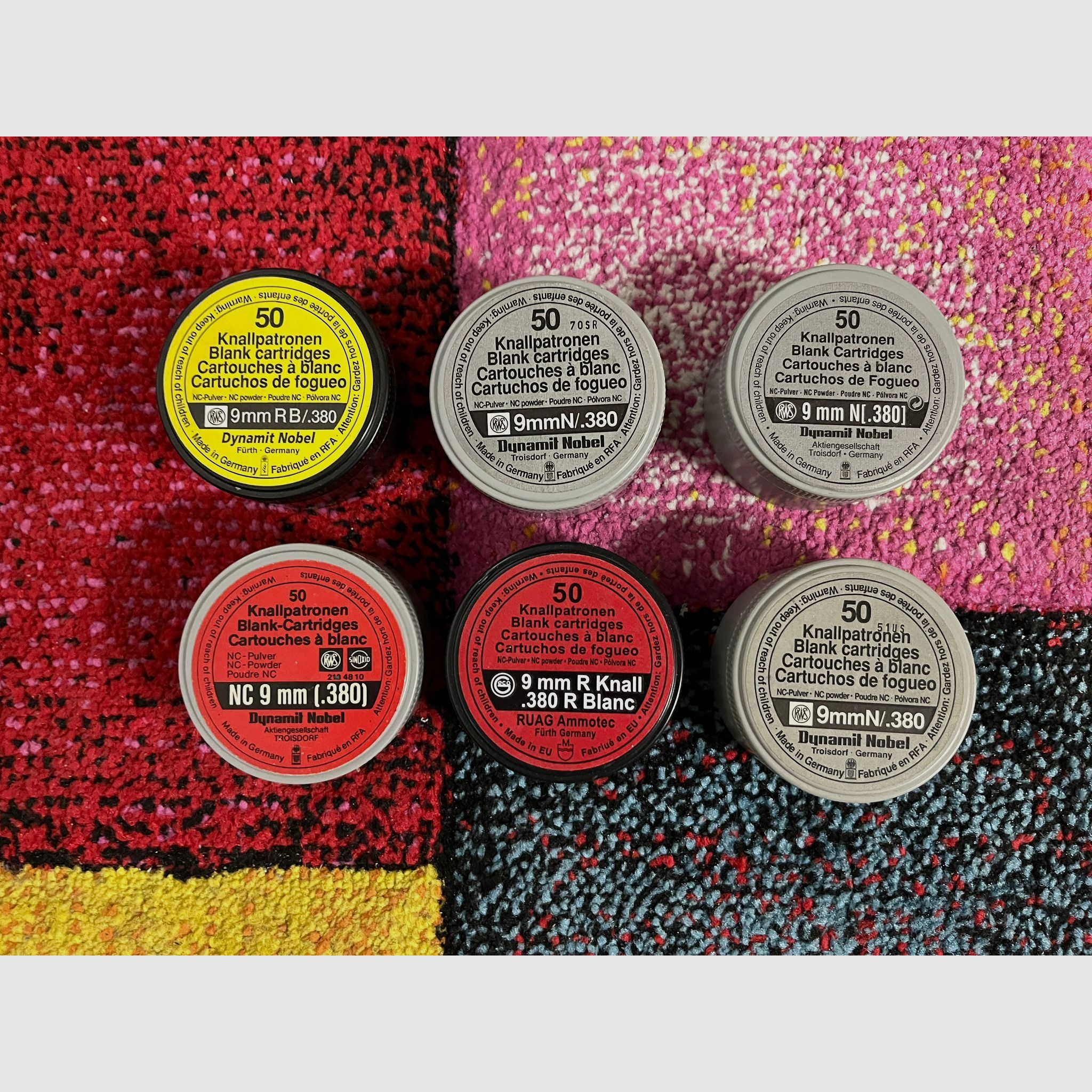 9mm RK cartouches à blanc RWS / Dynamit Nobel - Collectionneur