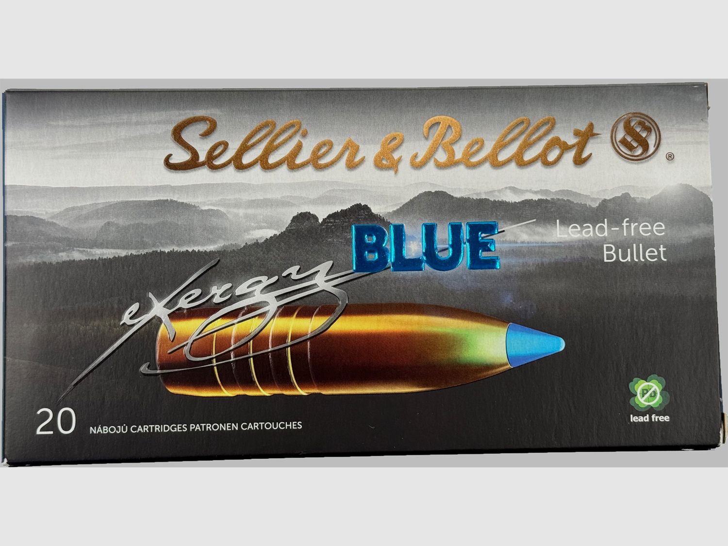 Sellier & Bellot cartouche de chasse .30-06Spr. TXRG Blue 180grs