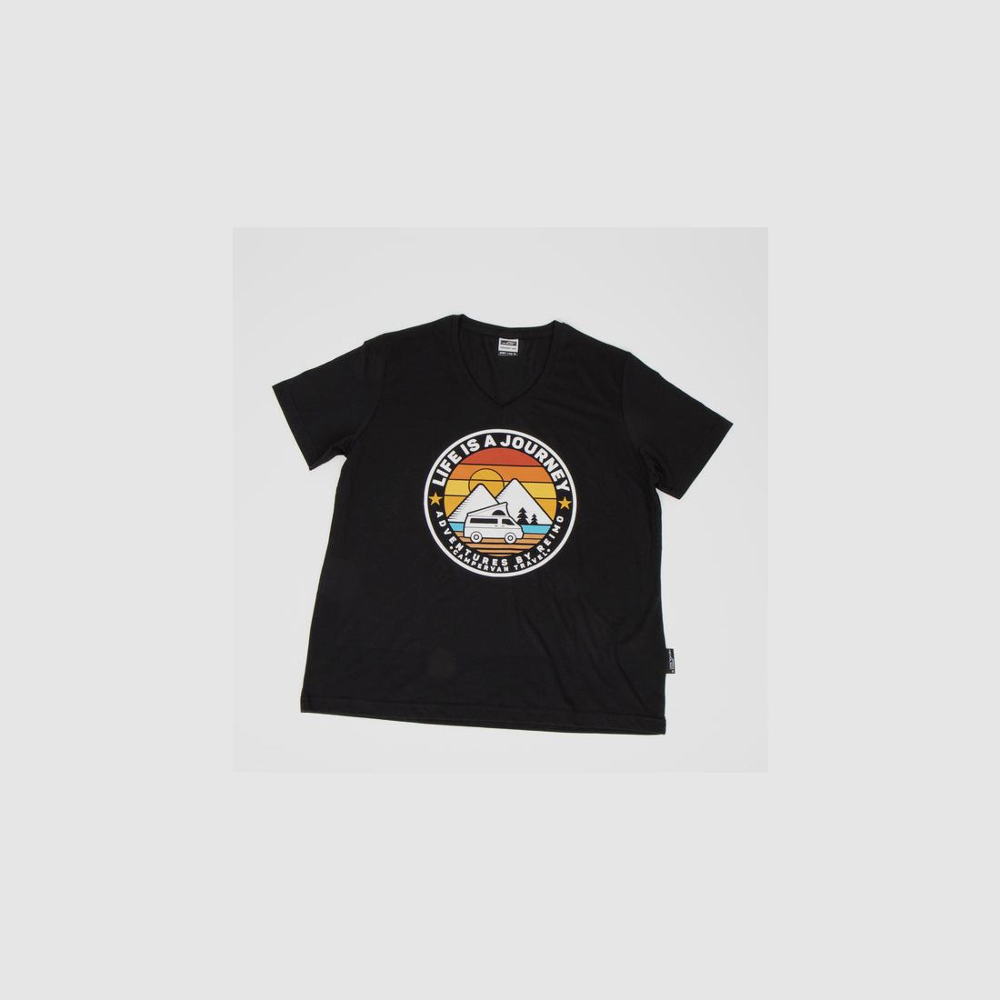 Reimo LIFE IS A JOURNEY Women's T-Shirt – Black, Size M, image 1 of 3