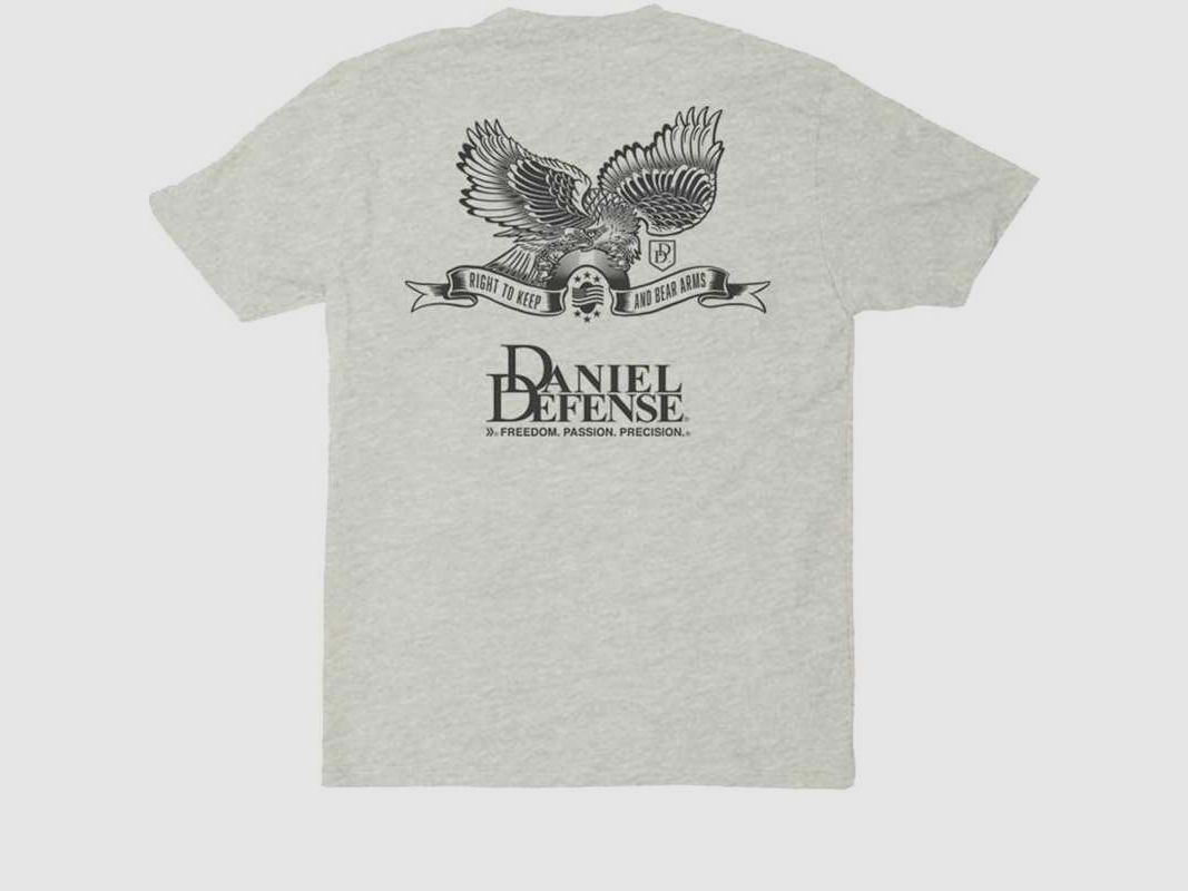 T-Shirt Daniel Defense Classic Hellgrau