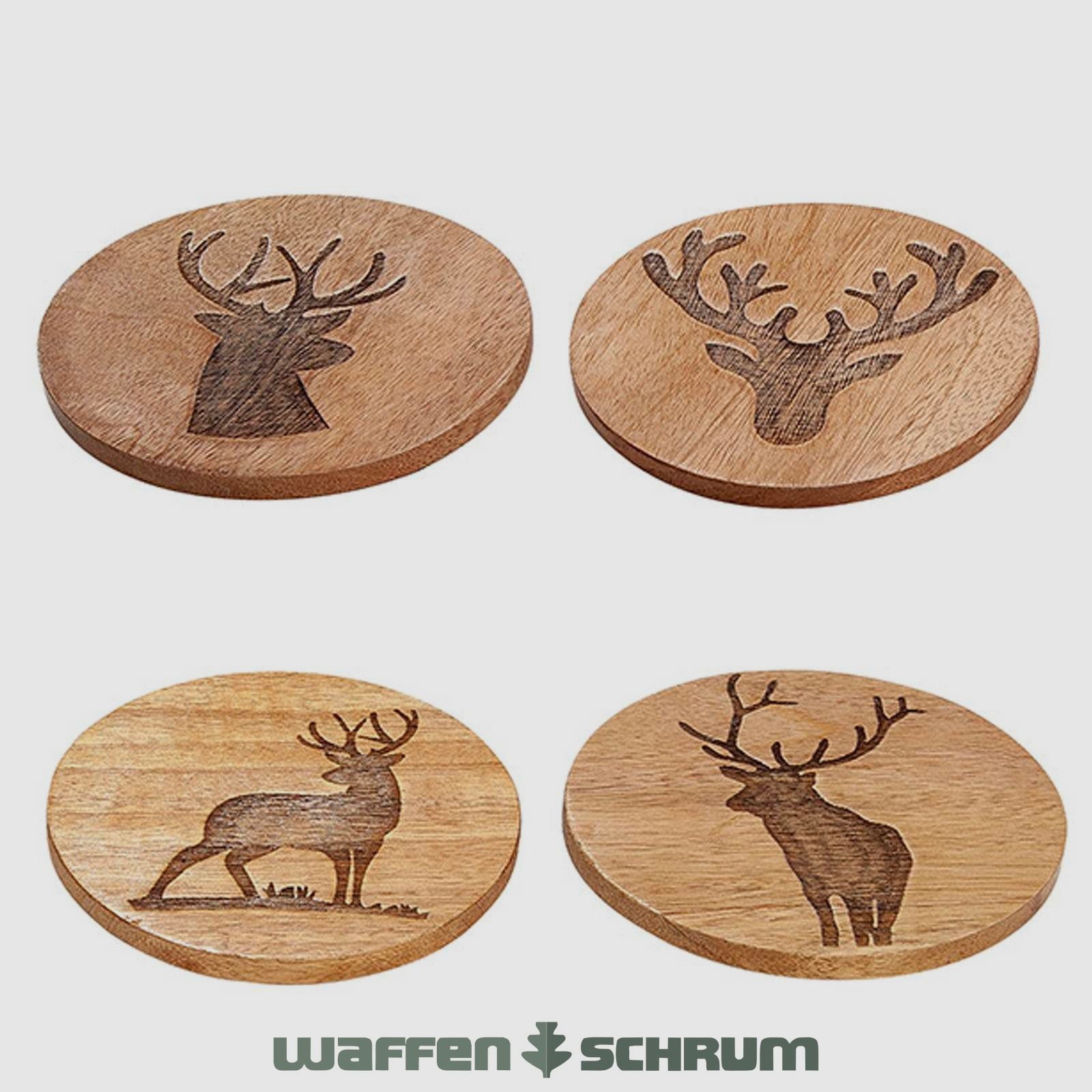 Sous-verre en bois AKAH cerf