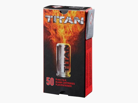 Perfecta 9 mm P.A.K. 50 rounds blank ammunition