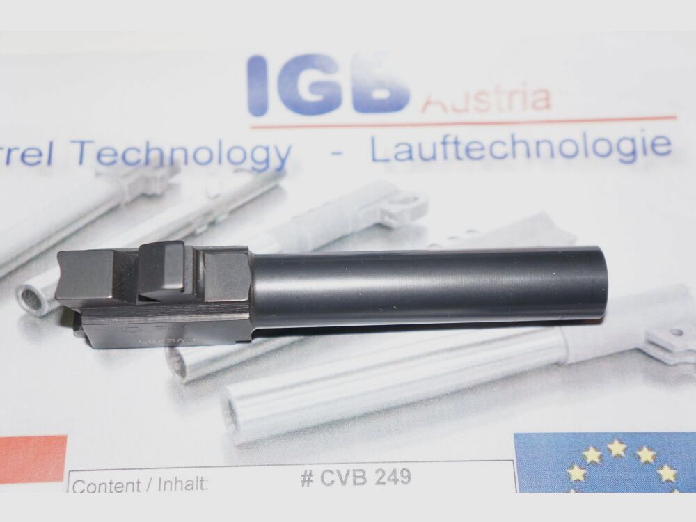IGB Glock conversion barrel IGB for pistol Glock 19C in caliber 9x21 including accessories