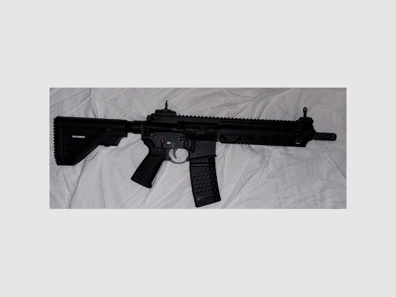 Heckler & Koch MR223 11 Zoll Schwarz Sammlerstück Deutscher Beschuss Beschusszeichen Ulm BI Datecode
