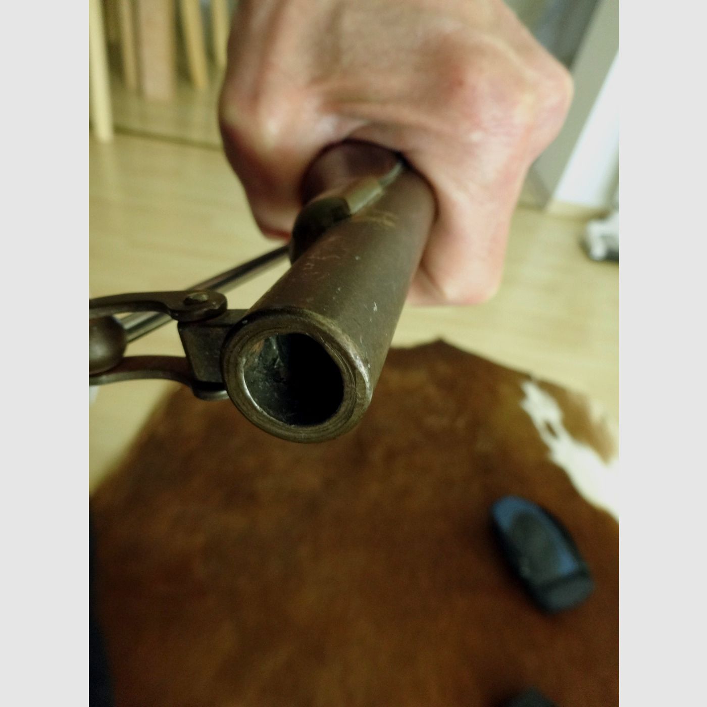 Antique flintlock pistol caliber .50