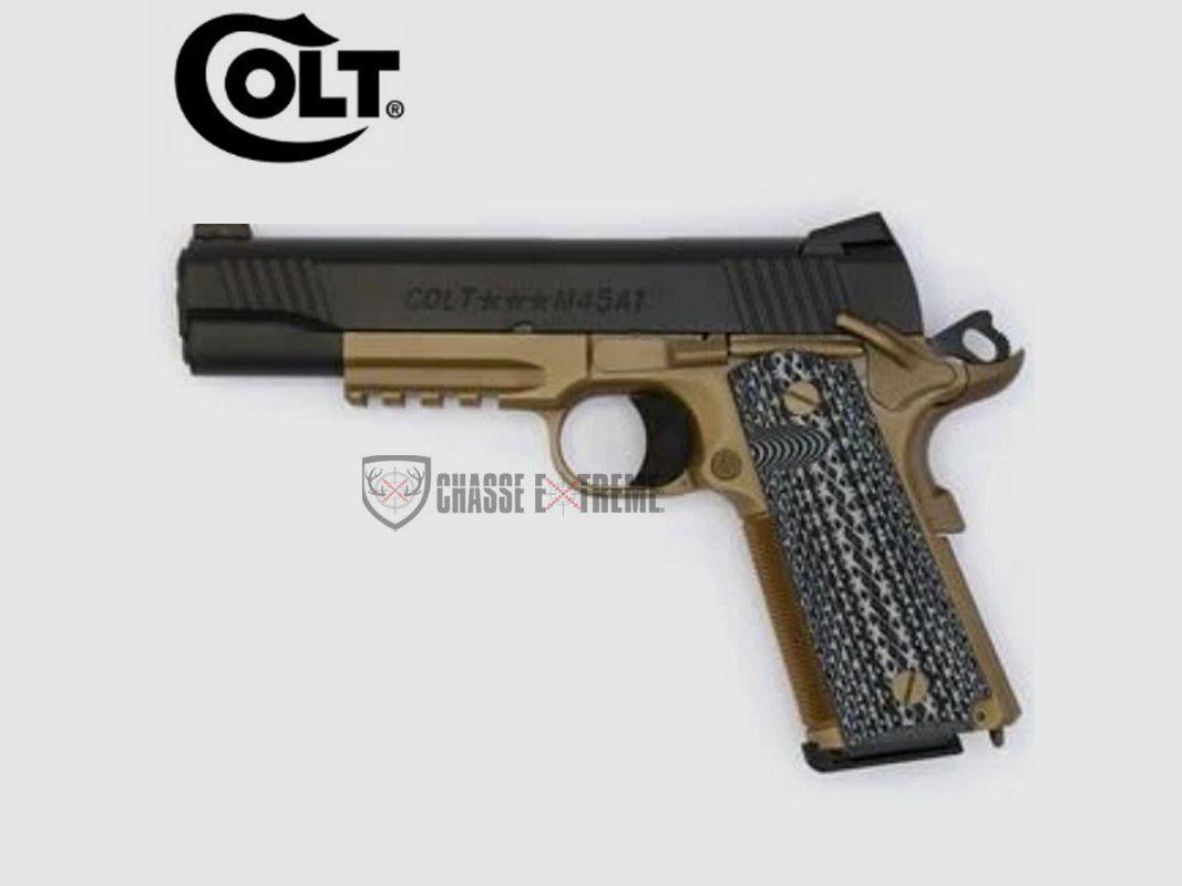 Pistole COLT Custom Shop CQB 5" Kal. 45 ACP Fde/Schwarz Dlc