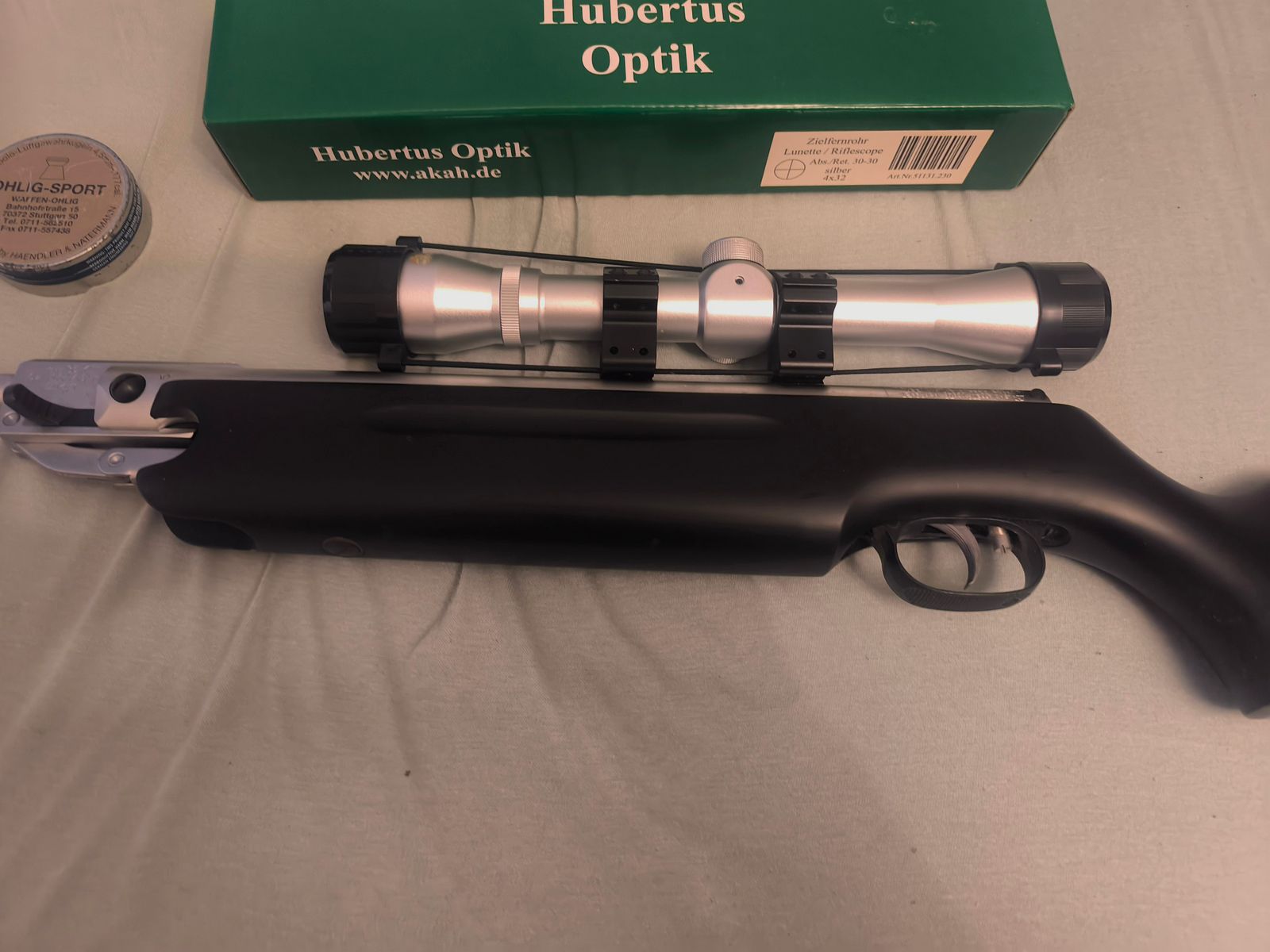 Luftgewehr Weihrauch HW 35 K · .177 / 4,5 mm · guter Zustand + Zubehör