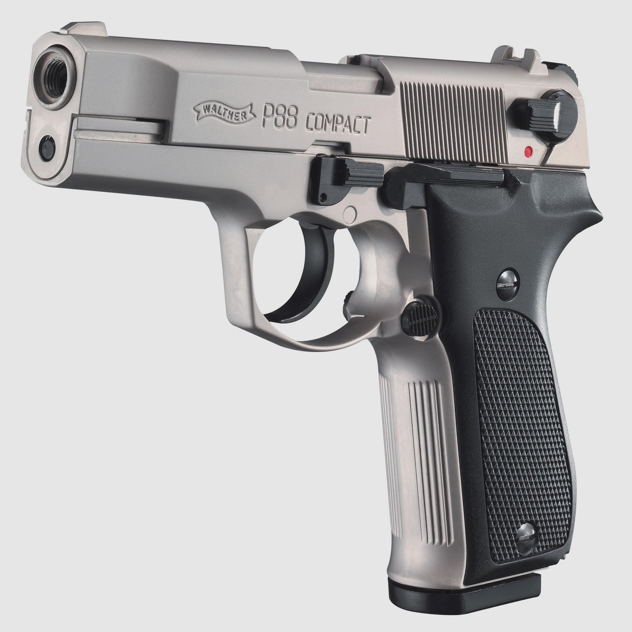 Umarex 316.02.02 - Walther P88 9mm P.A.K. Schreckschuss NKL. vernickelt Pyro