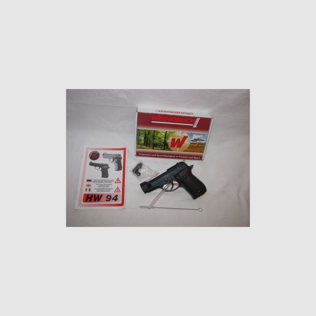 HW 94 brüniert 9 mm R Knall neuwertig
