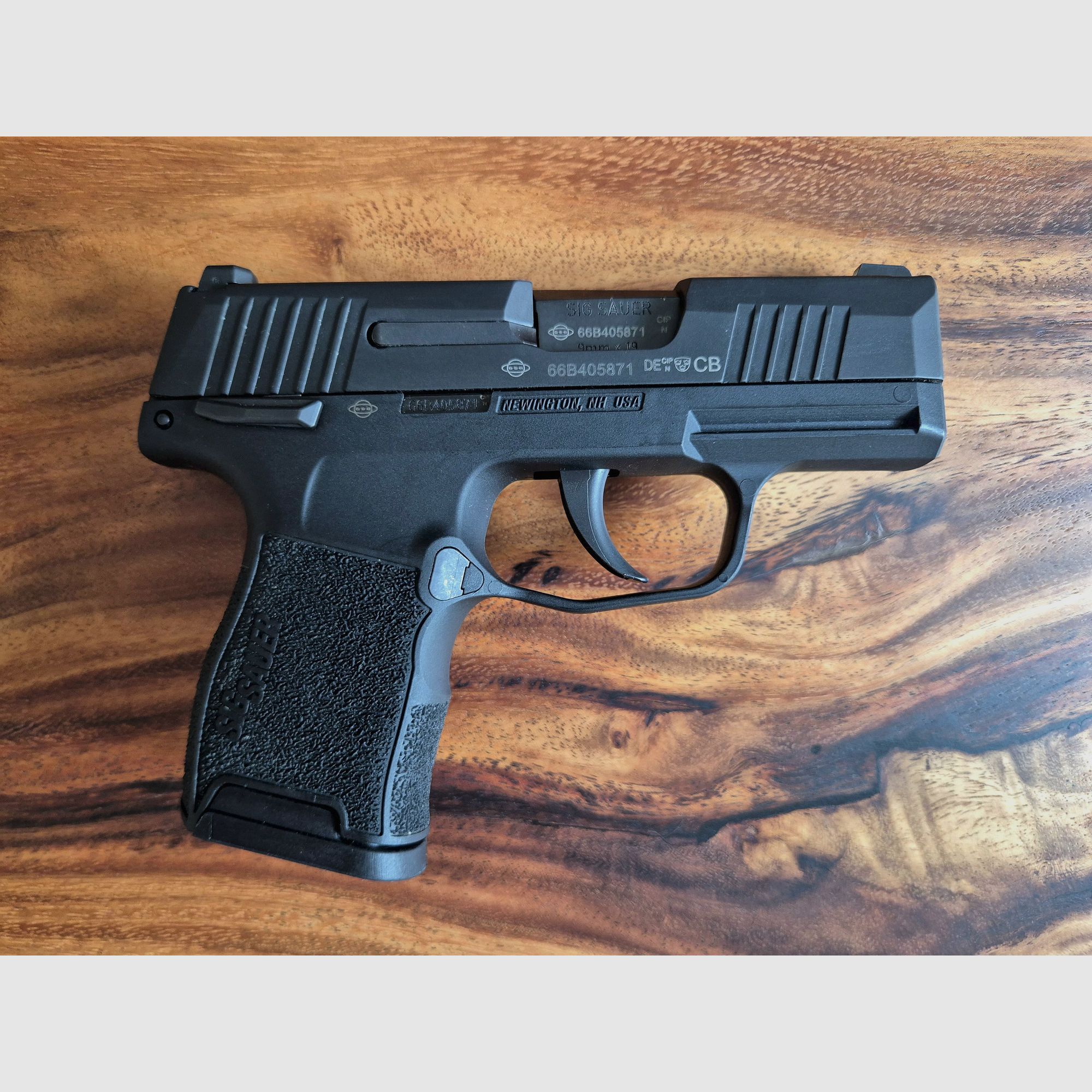 Sig Sauer P365 MS 9mm Luger inkl. POLE.CRAFT-Holster – Neuwertiger Zustand