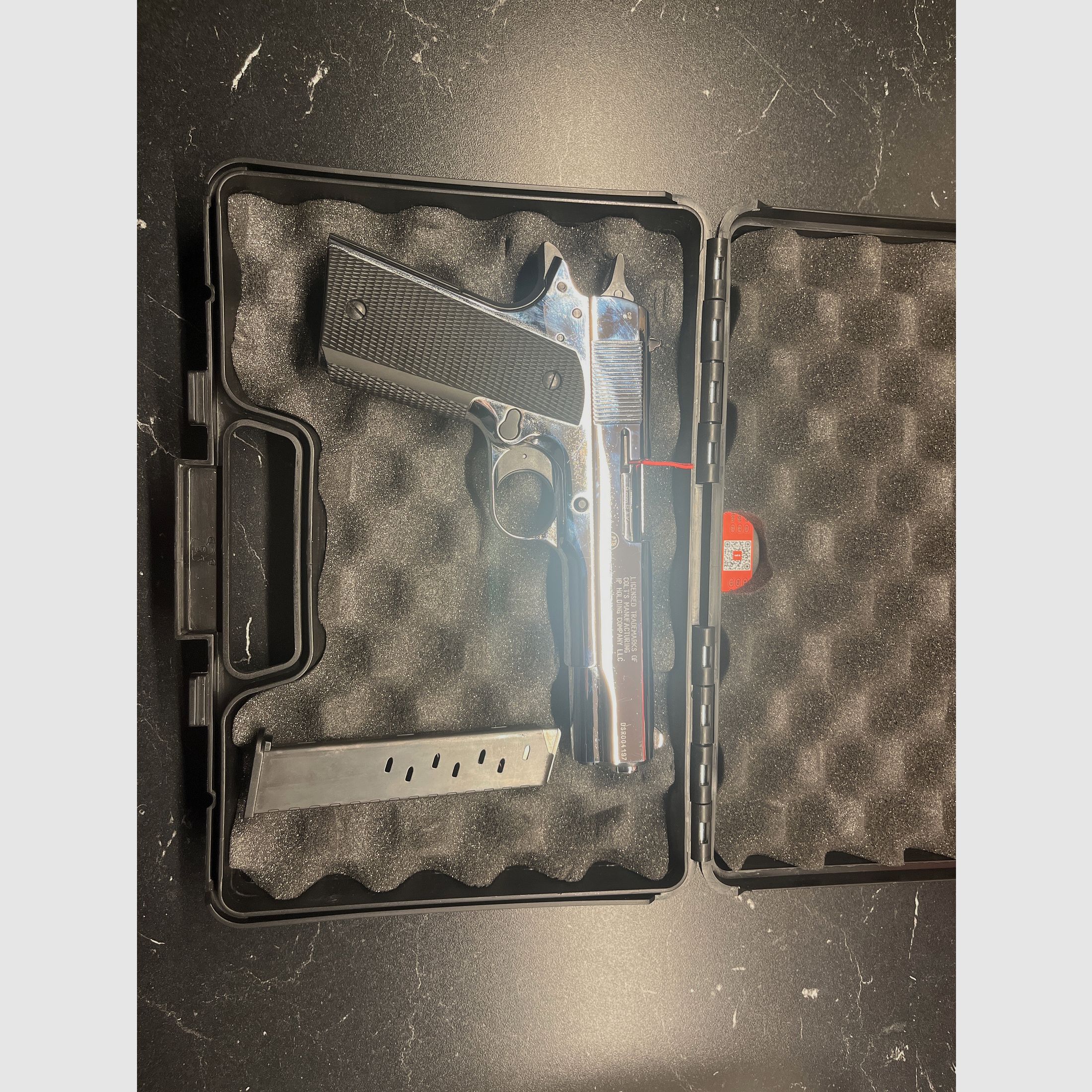 Colt 1911 Chrome Schreckschuss 9mm P.A.K Umarex