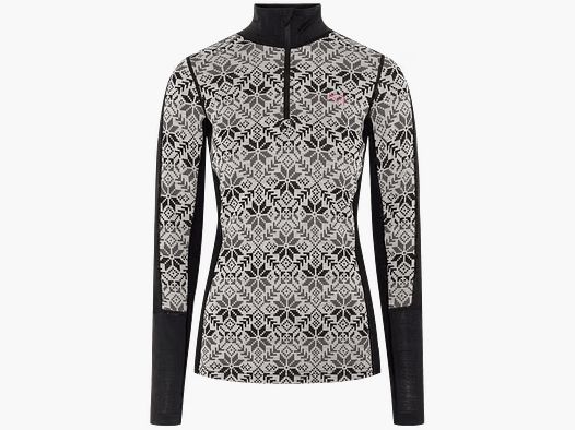 Kari Traa Anna Half-Zip Top dla Kobiet, Czarny XL
