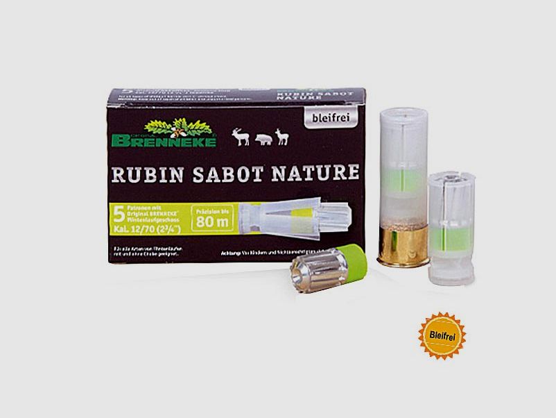 Brennecke 12/70 Rubin Sabot 28g Bleifrei
