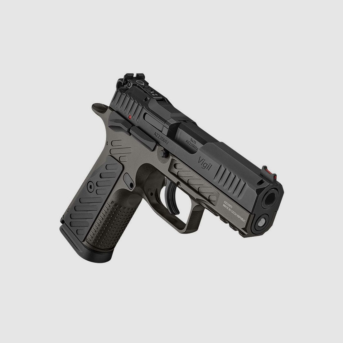 PISTOLET ARMA ZEKA AZ-P1 VIGIL GREEN KAL.9X19, zdjęcie 3 z 5