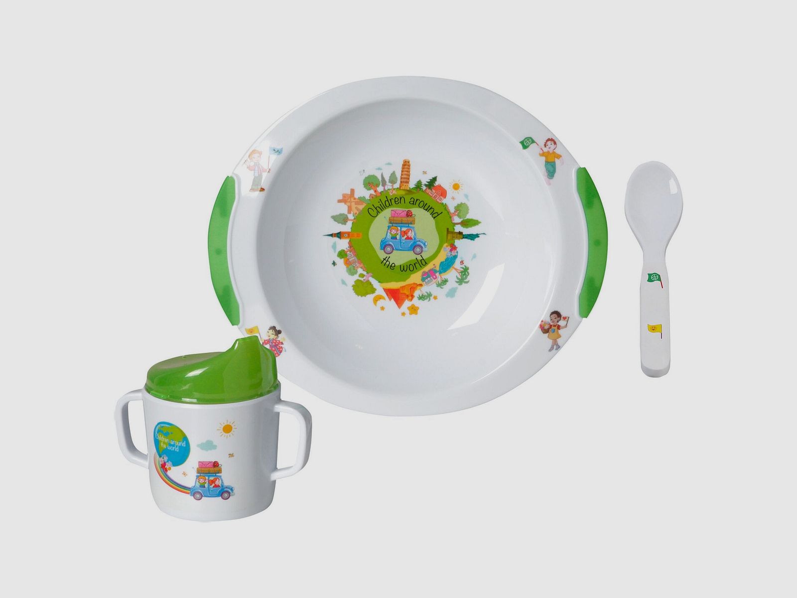 Set da pranzo Around the World, 3 pezzi