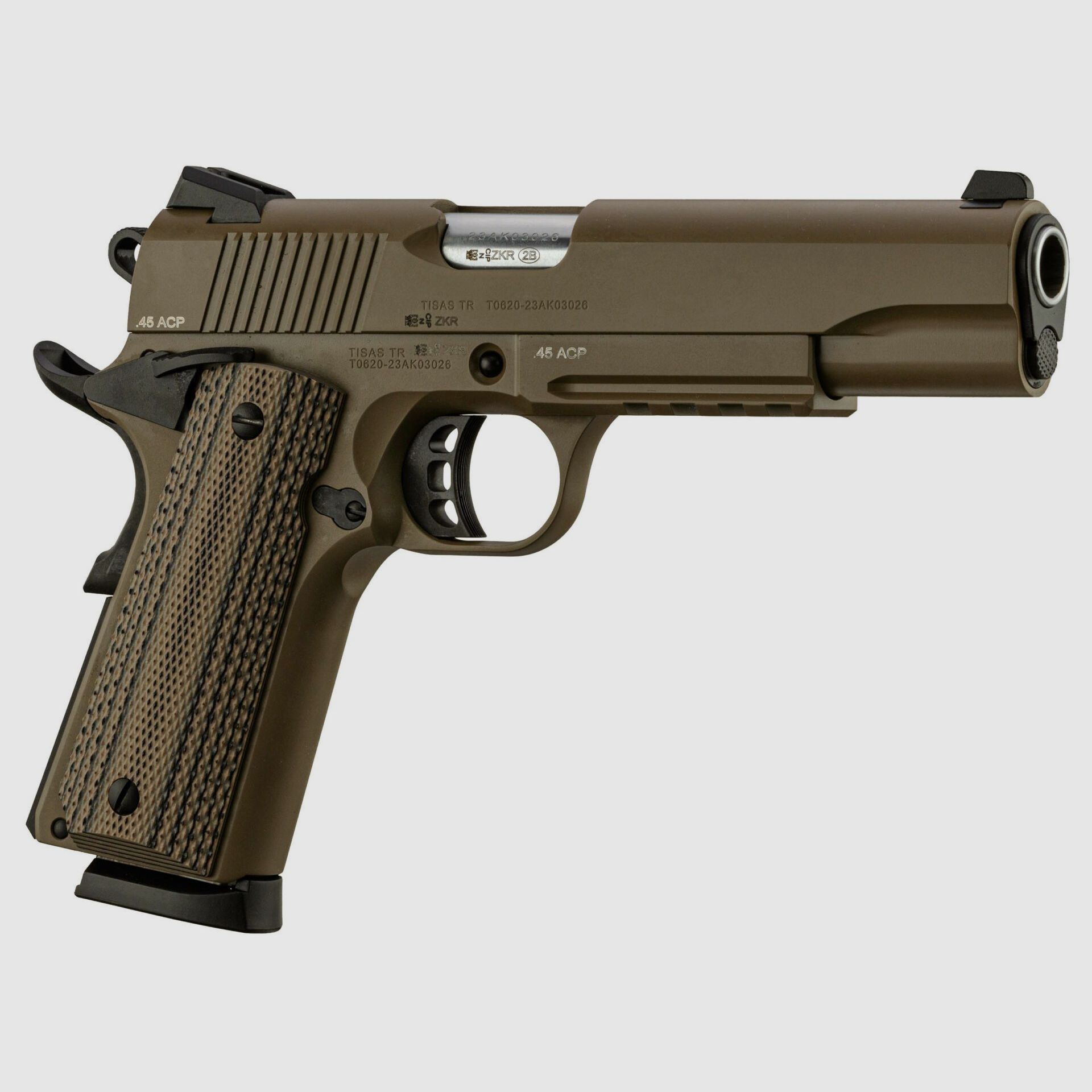 Pistole TISAS ZIG PC 1911 FDE Kal. 45ACP 5”, Bild 5 von 7