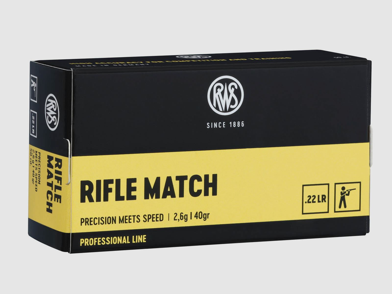 RWS .22lr Rifle Match 2,6g - 40gr.