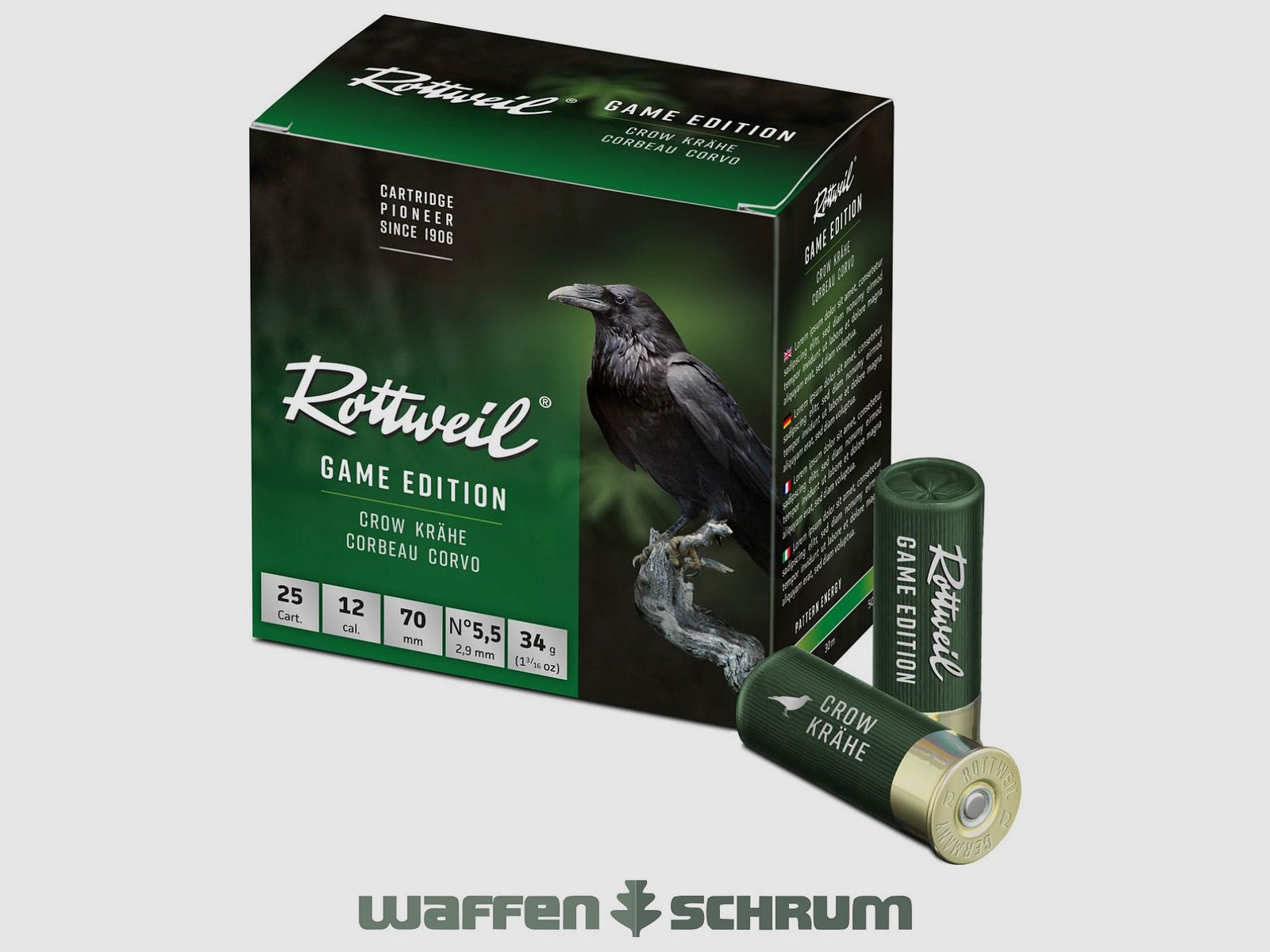 Rottweil Game Edition Krähe 12/70 2,9mm - 34g