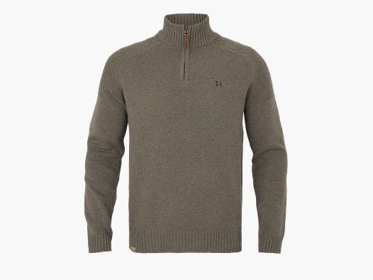 Härkila Vincent Merino Sweater with Half Zip Brown