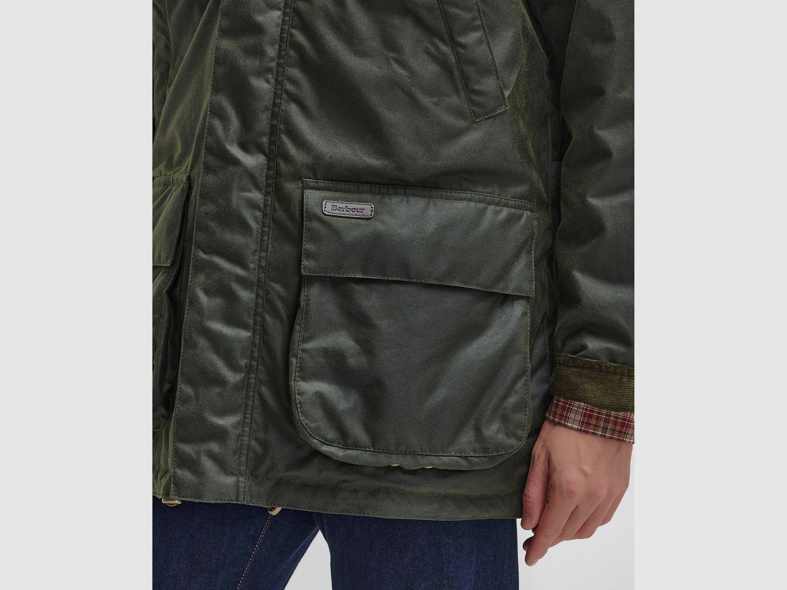 Barbour Herren Wachsjacke Bleaberry, Farbe Fern 2XL