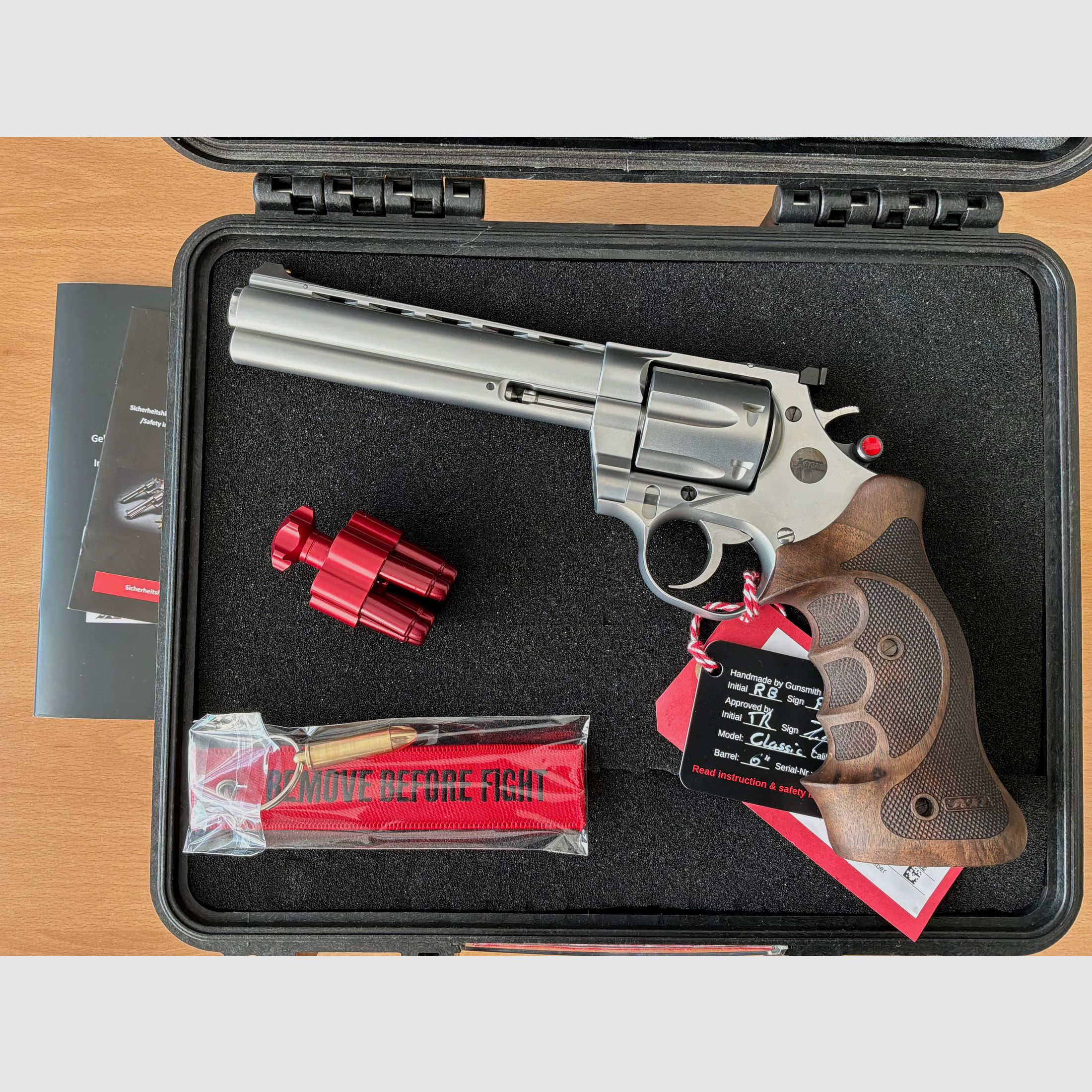 Korth Revolver Classic Cal.357 Mag 6 Zoll Silber