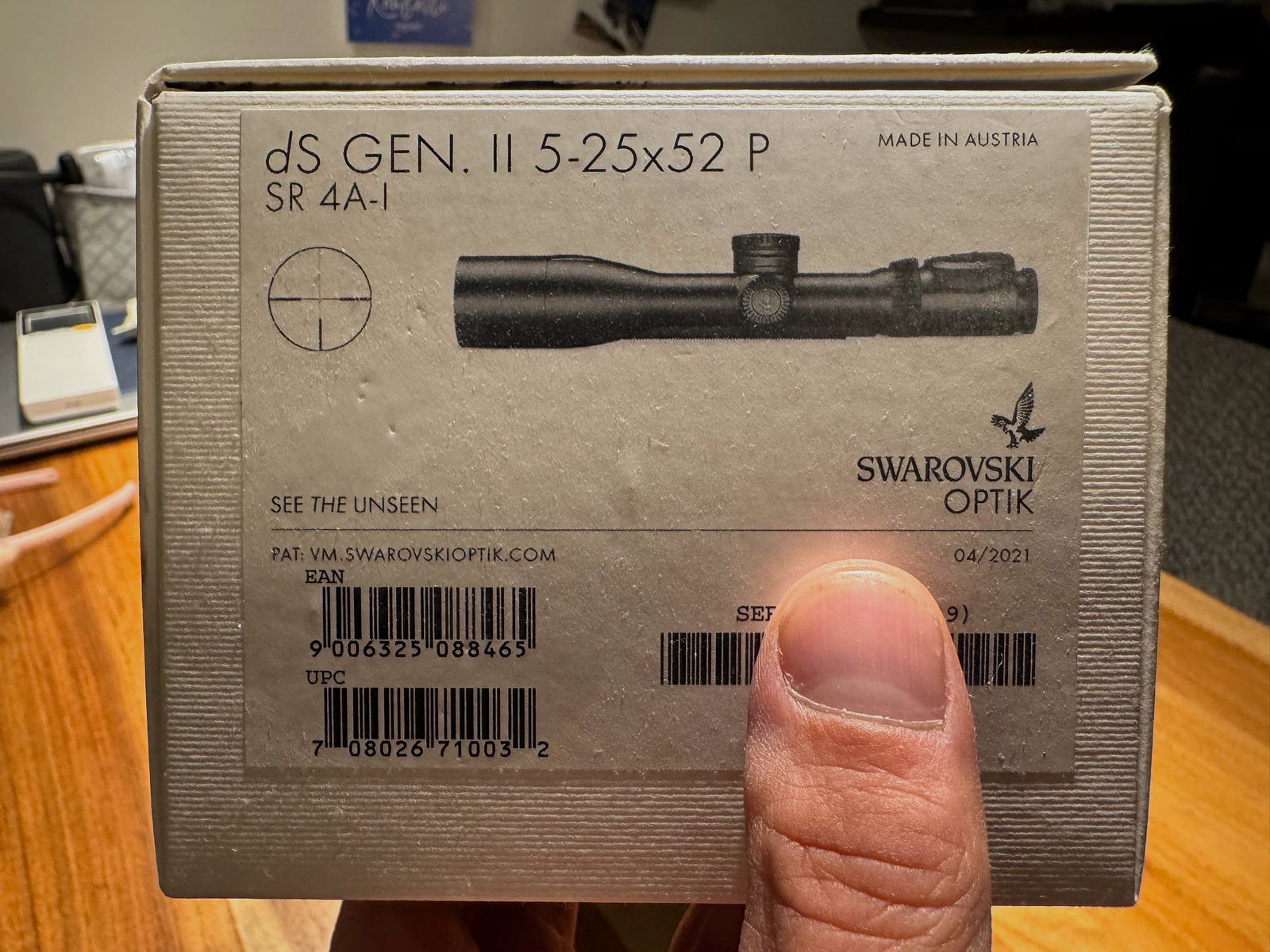 Swarovski dS 5-25x52 P Gen. II SR Zielfernrohr Neuwertig 