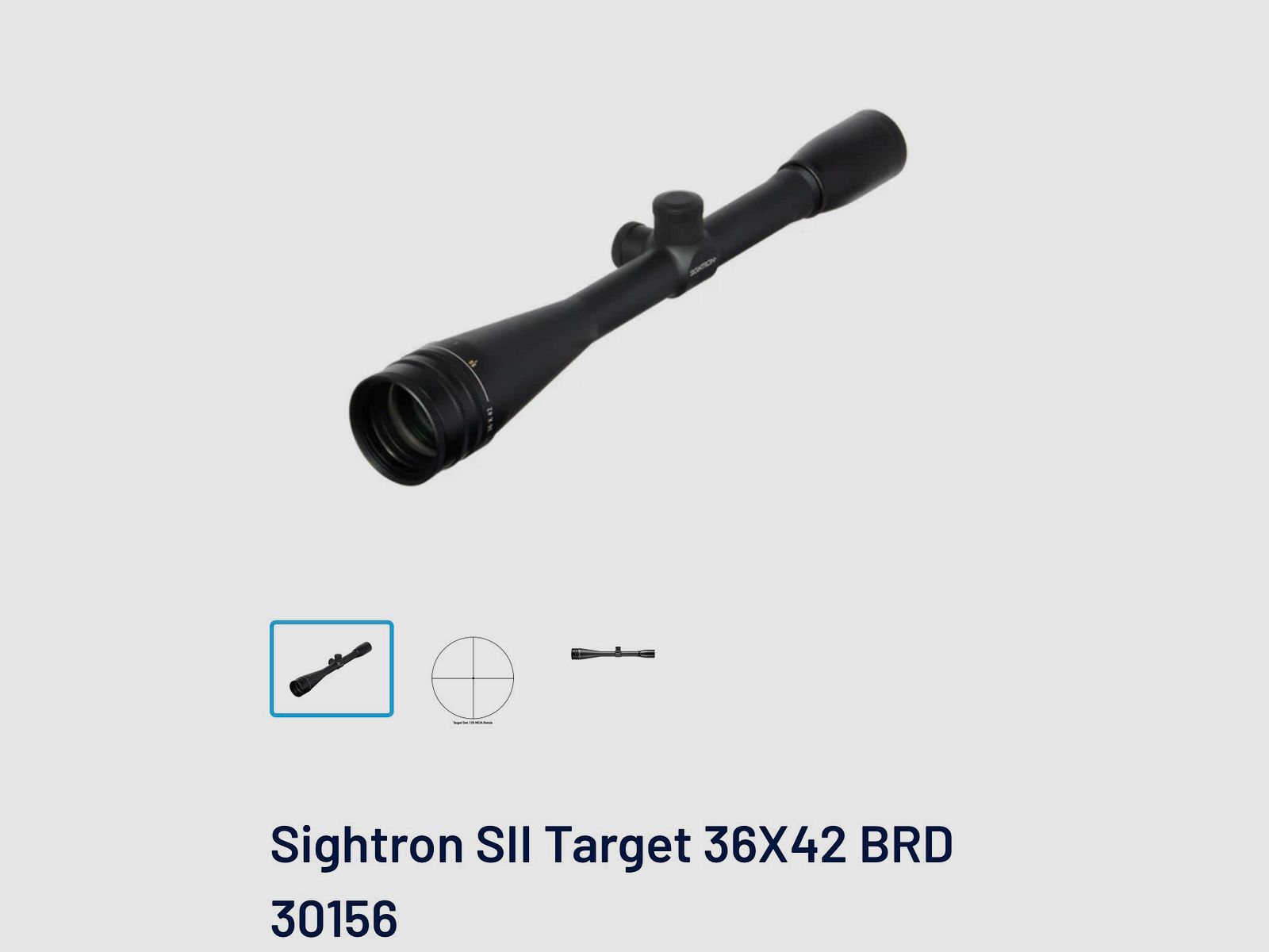 Sightron SII 36x42BRD 0.125 MOA