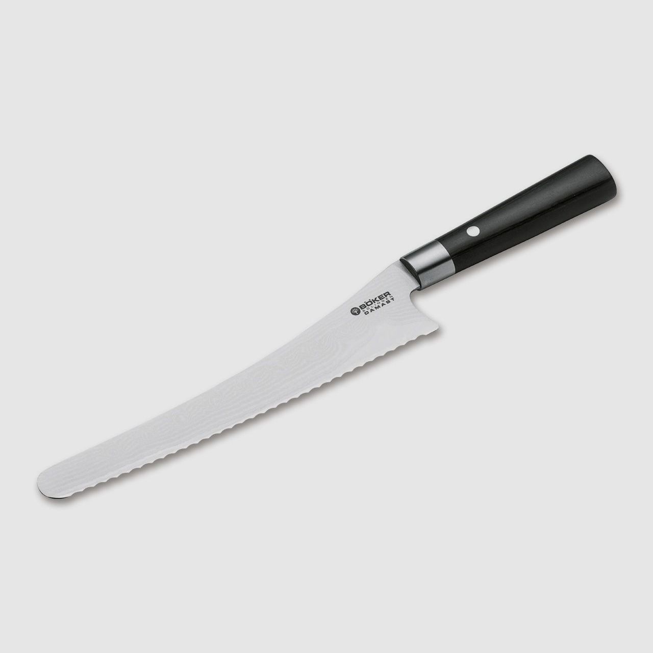 BKER DAMAST BLACK Brotmesser