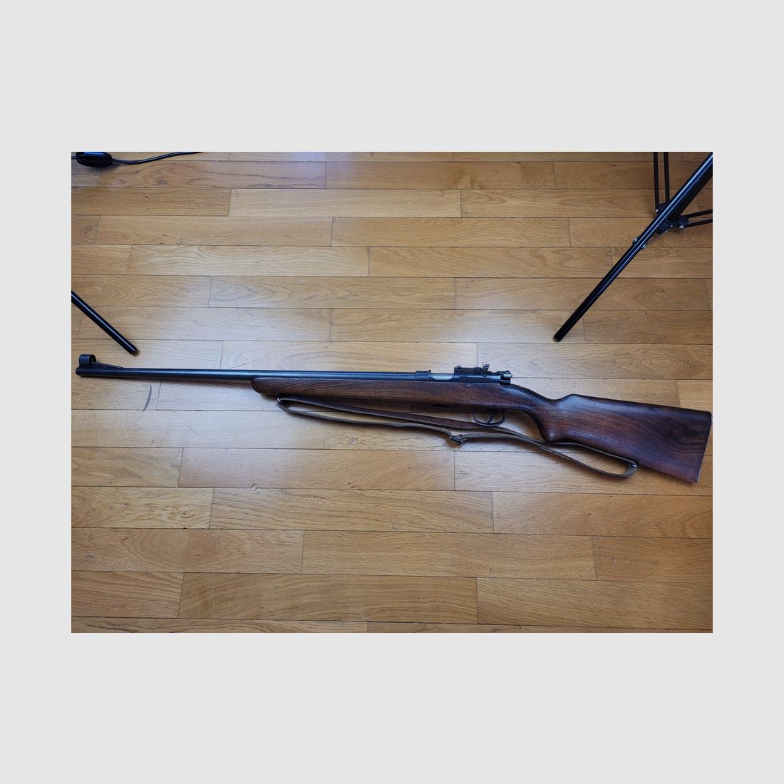 Schöne MAUSER Gewehr Modell 1945 – Kaliber 22LR – Zugelassen für TAR – Magazin 5 Schuss – Gewehrriemen – sehr guter Zustand, Bild 6 von 15