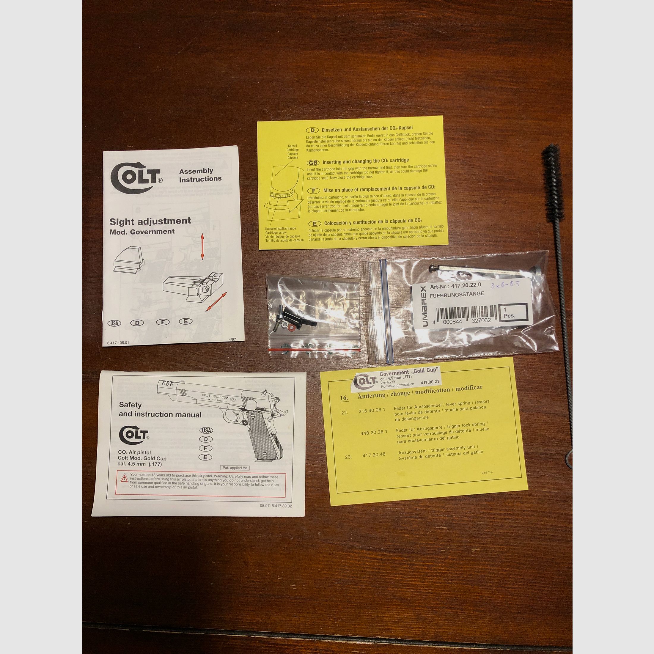 Colt Mod. Gold Cup cal. 4,5mm (.177)