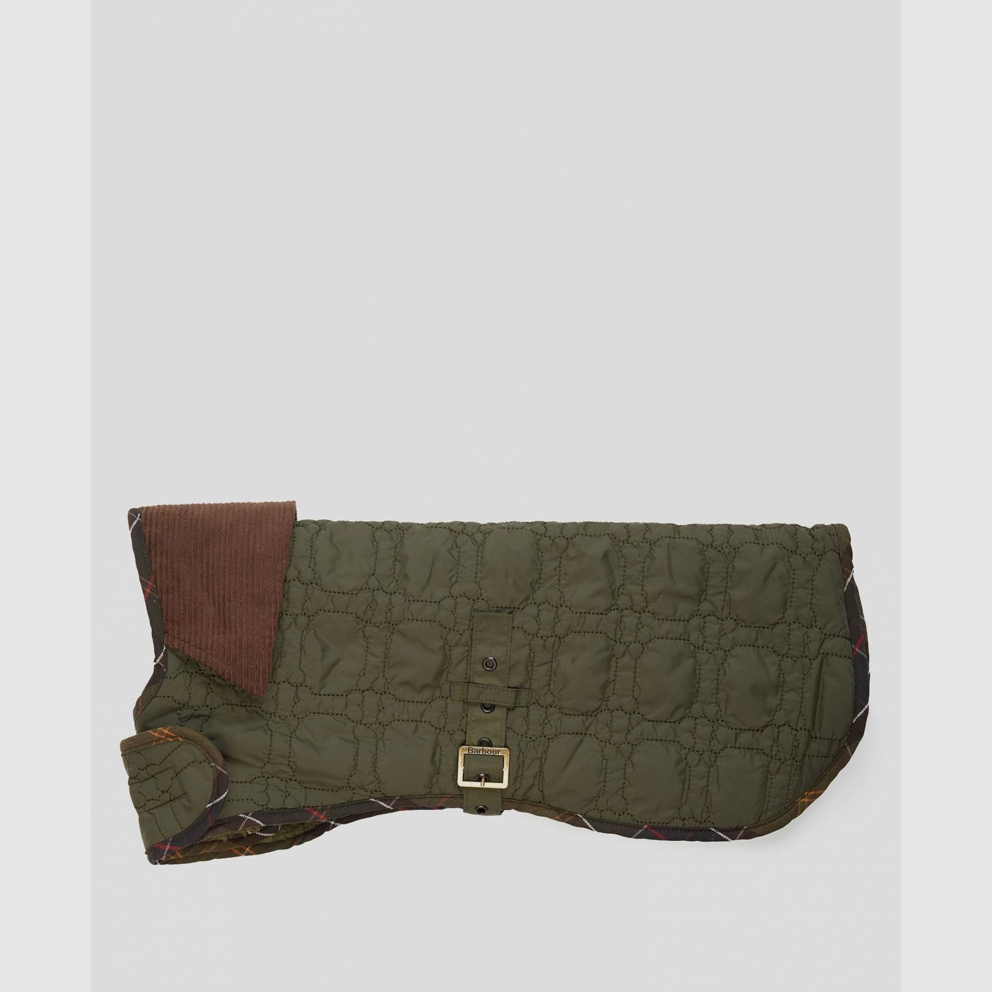 Barbour Hundemantel Bone Quilted, Farbe Olive