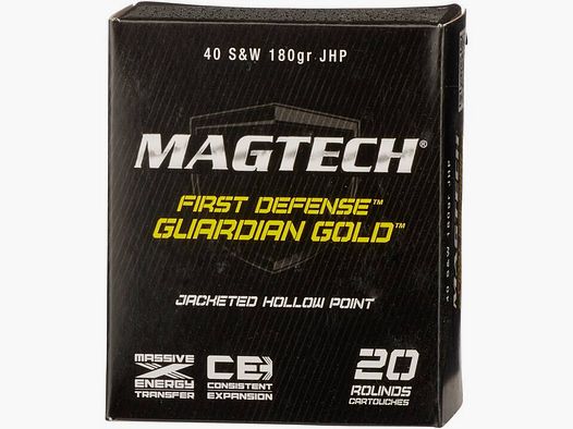 Magtech .40 S&W Guardian Gold JHP 11.7g/180grs.