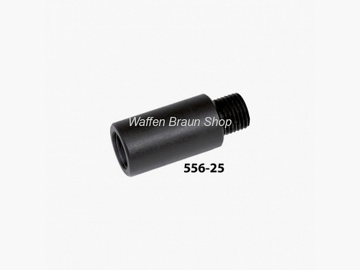 Gegenlichtblende 25mm Lang Schwarz extra schmale und leichte Ausführung