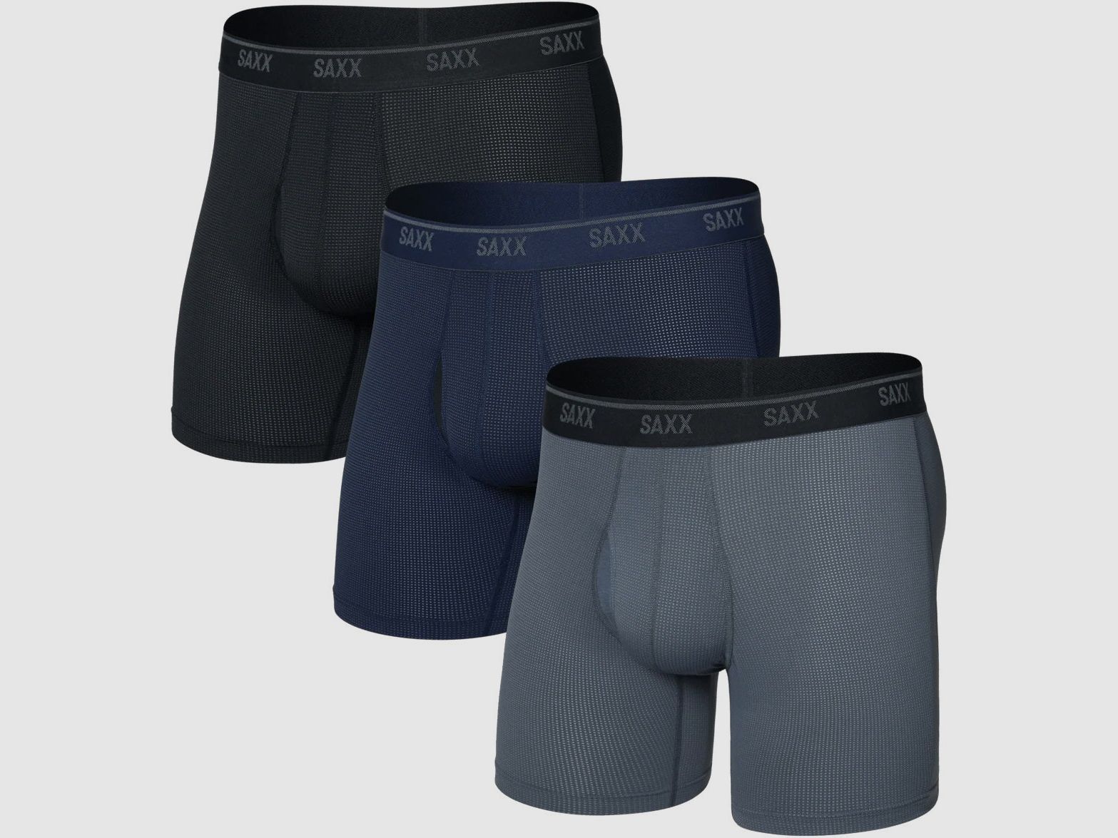 Quest Quick-Dry Mesh Boxer Brief Fly (3er-Pack), Bild 1 von 5