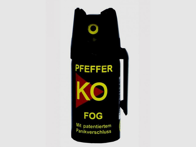 40ml Hochw. Pfefferspray K.O. FOG Sprühnebel – 11 % OC / 2,5 Mio. Scoville v. Ballistol - Abwehr