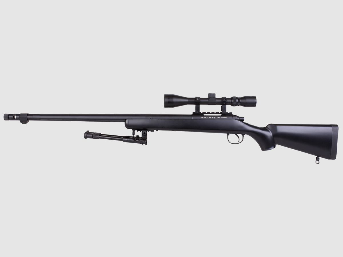 GSG MB07 Sniper Schwarz 6mm - Airsoft Federdruck