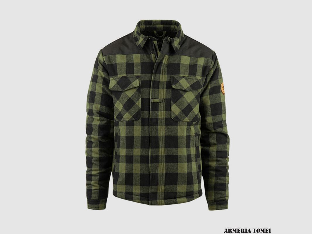 VESTE – FOSTEX – VESTE SHERPA LUMBERJACK POUR BOIS ÉQUILIBRÉ Noir/Olive, image 1 sur 6